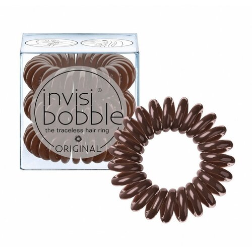 Купить Резинка-браслет для волос invisibobble ORIGINAL Pretzel Brown/коричневый, искусственная смола