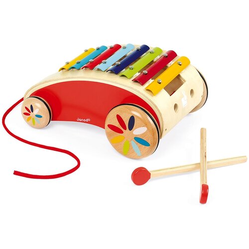 Каталка на веревочке Janod Ксилофон