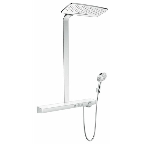 фото Душевая стойка hansgrohe Rainmaker Select 420 2jet Showerpipe 27168400 комбинированное