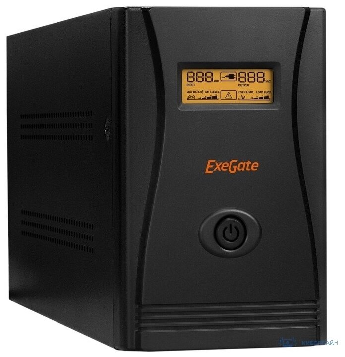 Блок бесперебойного питания ExeGate SpecialPro Smart LLB-1000.LCD.AVR.C13.RJ.USB 1000VA/650W, LCD, AVR, 6*IEC-C13, RJ45/11