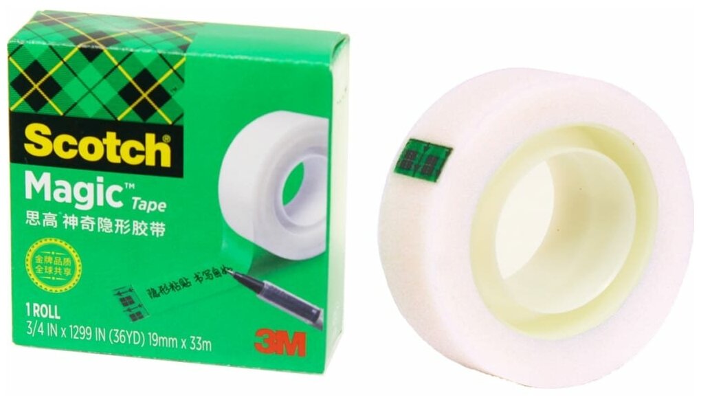 Клейкая лента SCOTCH 810 magic 7100024666