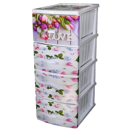 фото Комод росспласт весна 4 секции