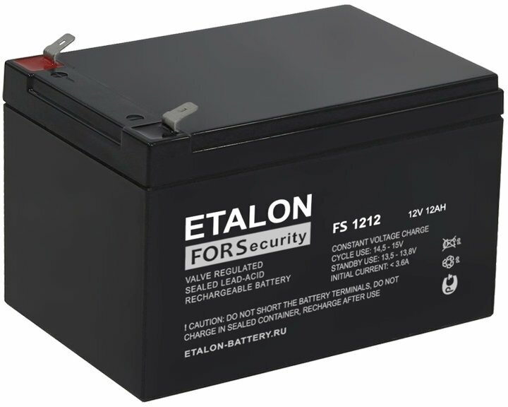 Аккумуляторная батарея ETALON FS 1212 (12В / 12Ач)