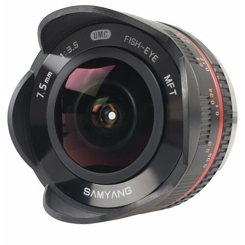 Объектив SAMYANG MF 7.5mm f/3.5 AS IF UMC Fish-eye micro 4/3 Black