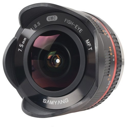 Объектив SAMYANG MF 7.5mm f/3.5 AS IF UMC Fish-eye micro 4/3 Black