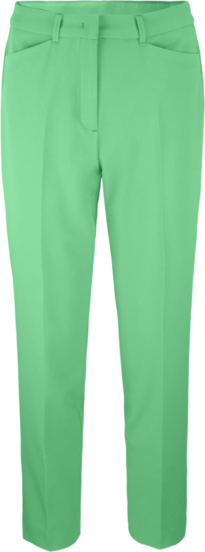 Брюки чинос  BIANCA летние, повседневный стиль, карманы, стрейч, размер 42, зеленый