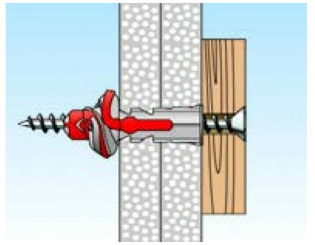 Fischer Duopower 6x30 S Дюбель С Шурупом 50шт 555106 . - фотография № 10