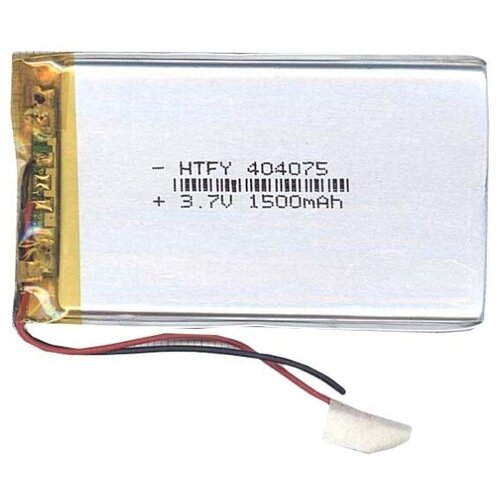 Аккумулятор Li-Pol (батарея) Vbparts 4*40*75мм 2pin 3.7V/1500mAh 017262