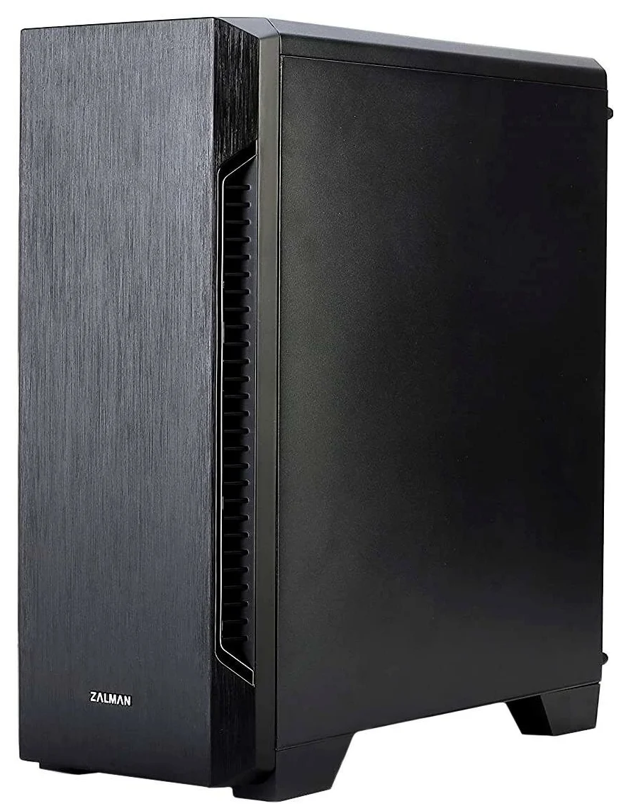 Корпус ATX Zalman черный, без БП, боковая панель из закаленного стекла, USB 3.0, 2*USB 2.0, audio - фото №4