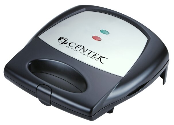 Вафельница электрическая Centek CT-1450, 800 Вт, 3 сменные панели, черная 2267565