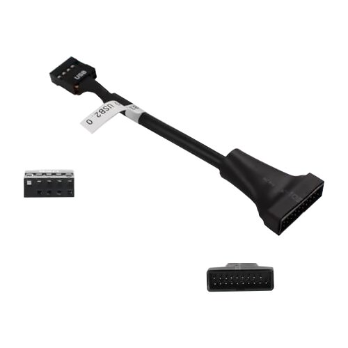 фото Переходник espada idc usb - usb (epow10pin20pin) 0.15 м черный