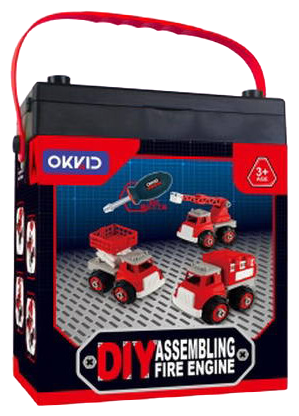 Конструктор OKKID DIY Assembling Fire Engine 1068 Пожарная машина