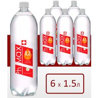 Ph MAX щелочная вода pH 8.2+ минеральная негазированная, для похудения, улучшение работы ЖКТ 6 бут.* 1.5 л.