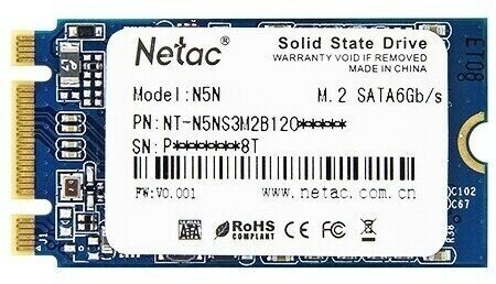 Твердотельный накопитель Netac N5M 1 ТБ mSATA NT01N5M-001T-M3X