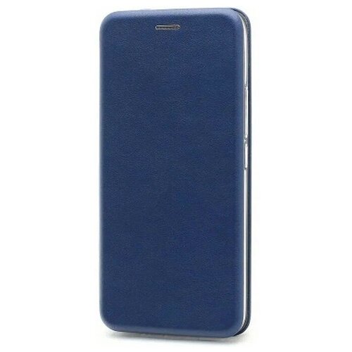 Чехол книжка для Samsung Galaxy М32 синий противоударный откидной с подставкой, кейс с магнитом, защитой экрана и отделением для карт