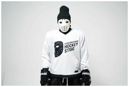 Майка Hockey Stigg, размер YTH 38, белый