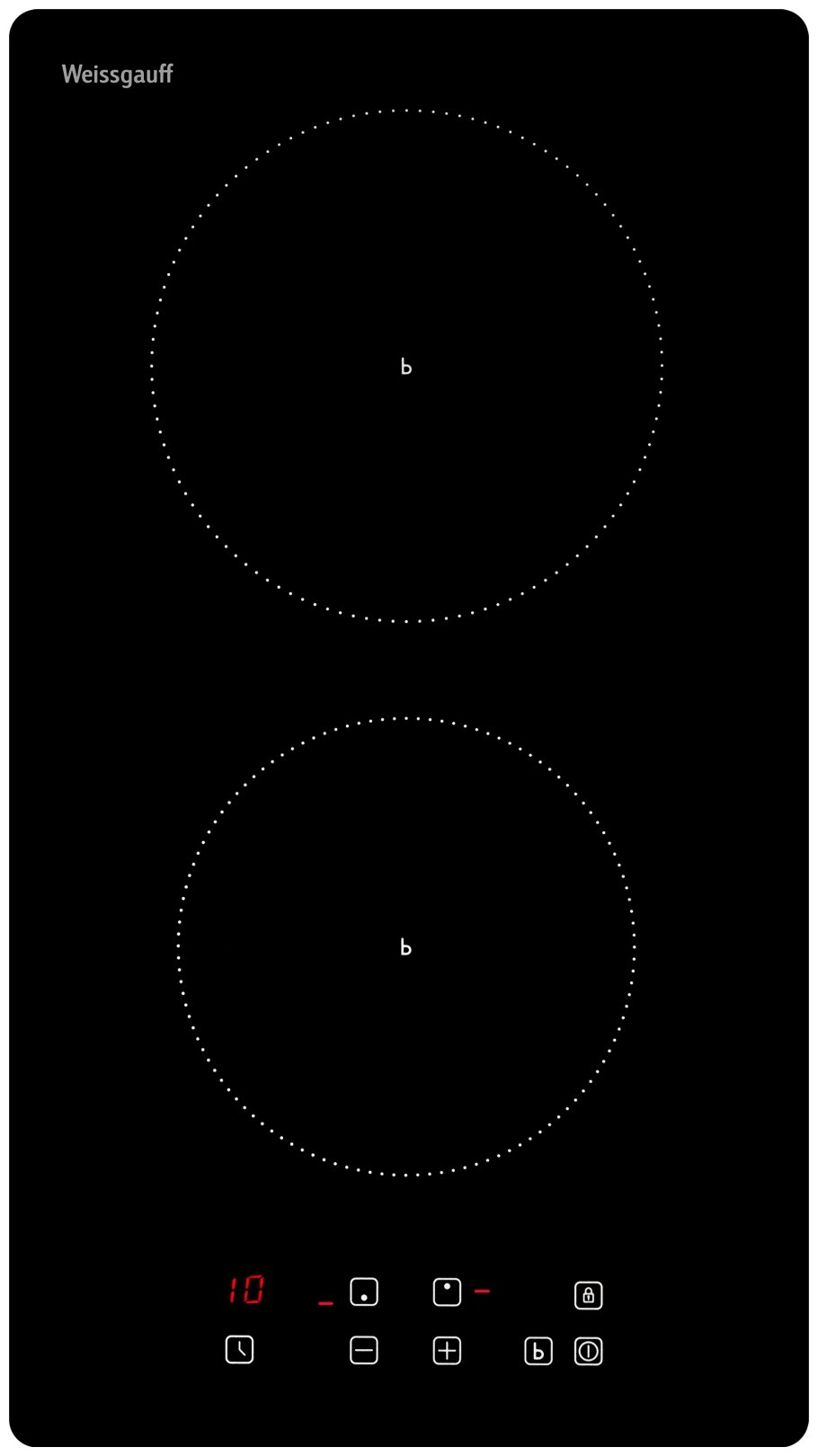 Индукционная варочная панель Weissgauff HI 32 BA, черный - фотография № 2