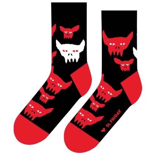 фото Носки st. friday сотона, размер 42-46, разноцветный