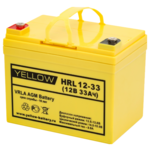 Аккумуляторная батарея YELLOW HRL 12-33 33 А·ч - изображение