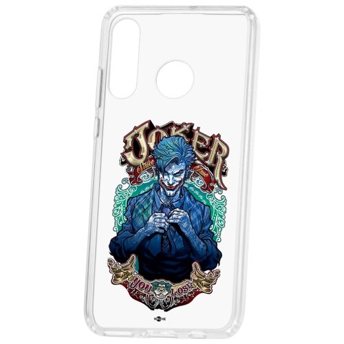 фото Чехол на huawei p30 lite kruche print джокер