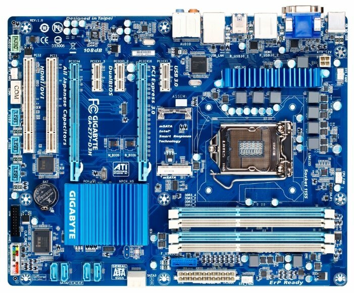 Материнская плата GIGABYTE GA-Z77-D3H (rev. 1.0)