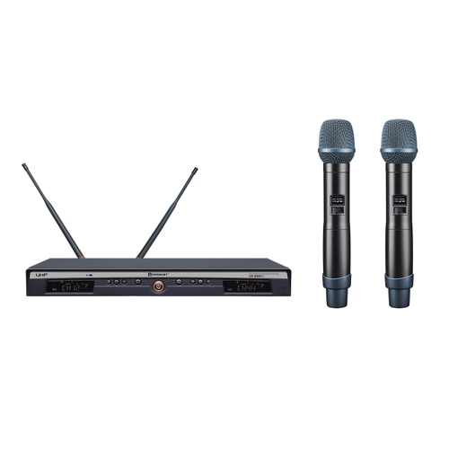 UR-222DMH 2-х канальный приемник UR-222D два ручных микрофона-передатчика UH-222 RELACART 8862700₽