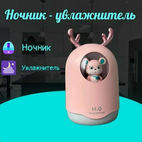 Увлажнитель воздуха H2O Humidifier мышонок, белый увлажнитель воздуха humidifier h2o белый