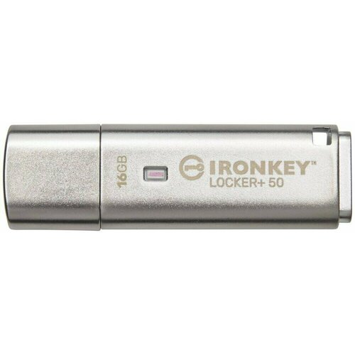 USB Flash накопитель 16Gb Kingston IronKey Locker+ 50 (IKLP50/16GB) kingston 16gb