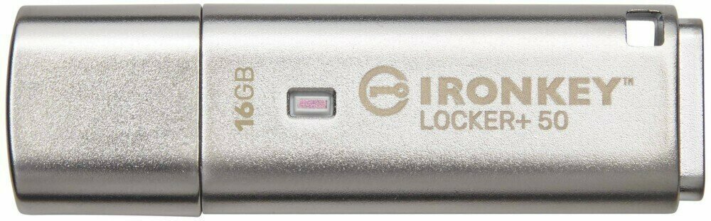 USB Flash накопитель 16Gb Kingston IronKey Locker+ 50 (IKLP50/16GB)