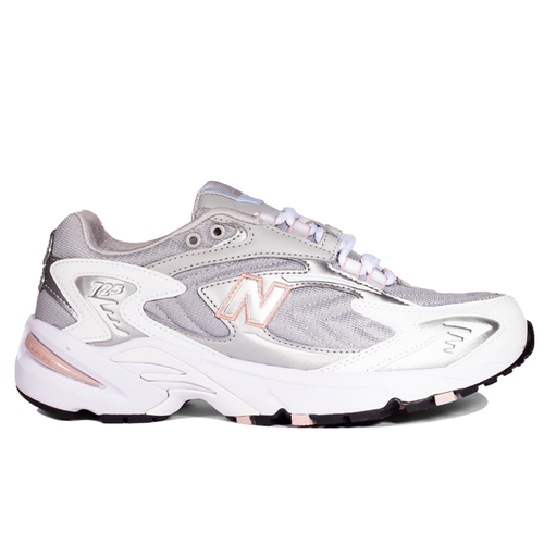 Кроссовки New Balance, размер 4,5w us/36ru, серебряный, розовый