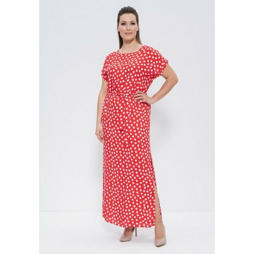 фото Платье cleo, размер 54, красный