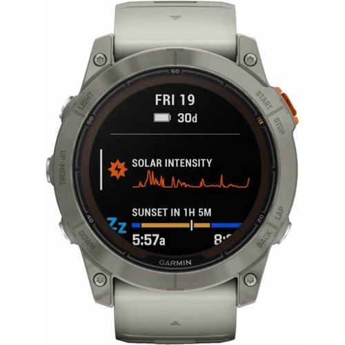 Умные часы Garmin Fenix 7X Pro Sapphire Solar Edition Titanium 010-02778-15 15790000₽