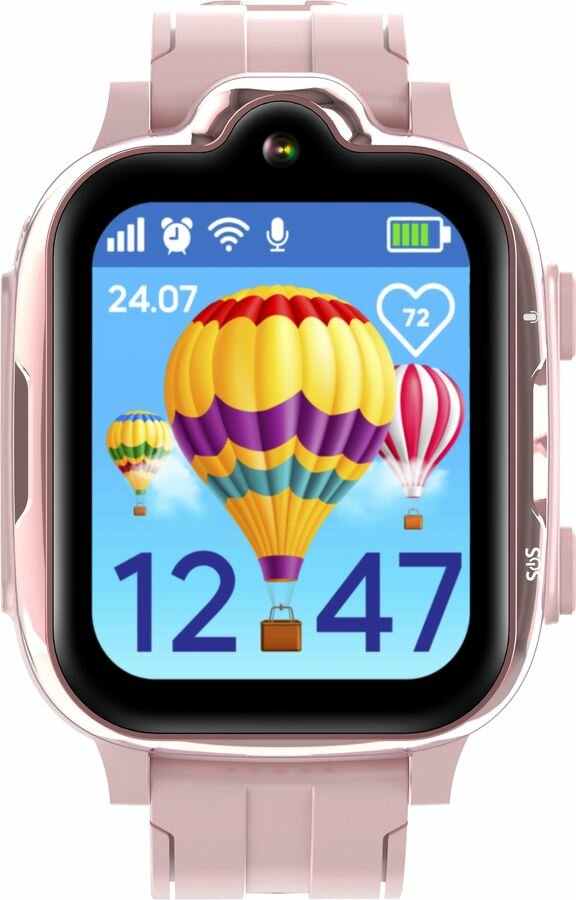 фото Смарт-часы Кнопка Жизни Aimoto Trend, 40мм, 1.69", розовый / розовый [8209922]