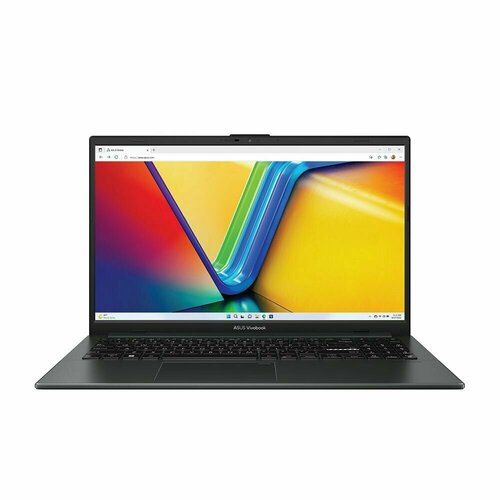 Ноутбук ASUS VivoBook Go 15 E1504GA-BQ526 15.6 FullHD (1920x1080) IPS/Intel N100/8 ГБ DDR4/256 ГБ eMMC/Intel UHD Graphics/Без ОС, черный (90NB0ZT2-M00VA0)