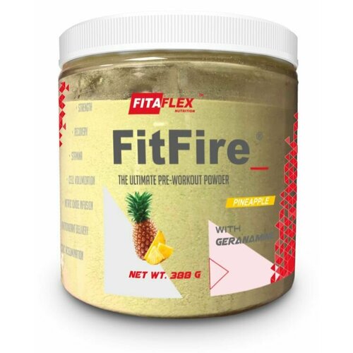 фото Предтренировочный комплекс fit-fire, 388г, ананас fitaflex