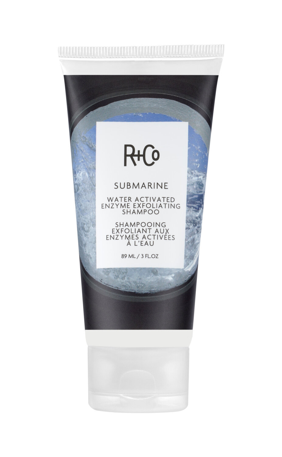 R+Co субмарина шампунь-эксфолиант с гидроактивируемыми энзимам SUBMARINE Water Activated Enzyme Exfoliating Shampoo 89 мл.