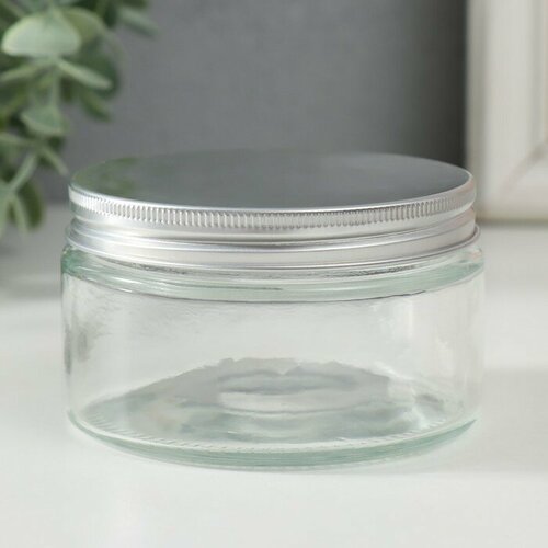 Банка для свечей стекло с крышкой Прозрачность 250 мл 9х9х55 см 188₽
