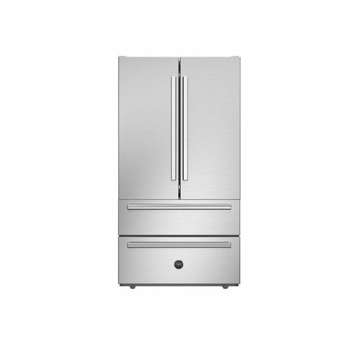 REF904FFNXTC Холодильник Bertazzoni, French Door, отдельно стоящий, с нижним морозильным отделением, 91см, со стальными фронтами Нержавеющая сталь