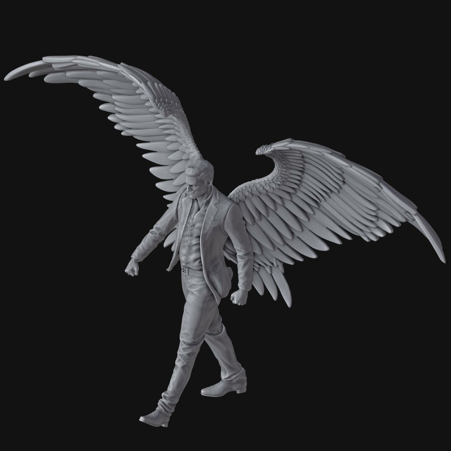 фото Миниатюра Люцифер Денница - 90 мм С крыльями