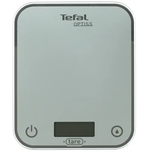Кухонные весы Tefal BC5004V1 серый кухонные весы tefal bc5122v1 optiss белый