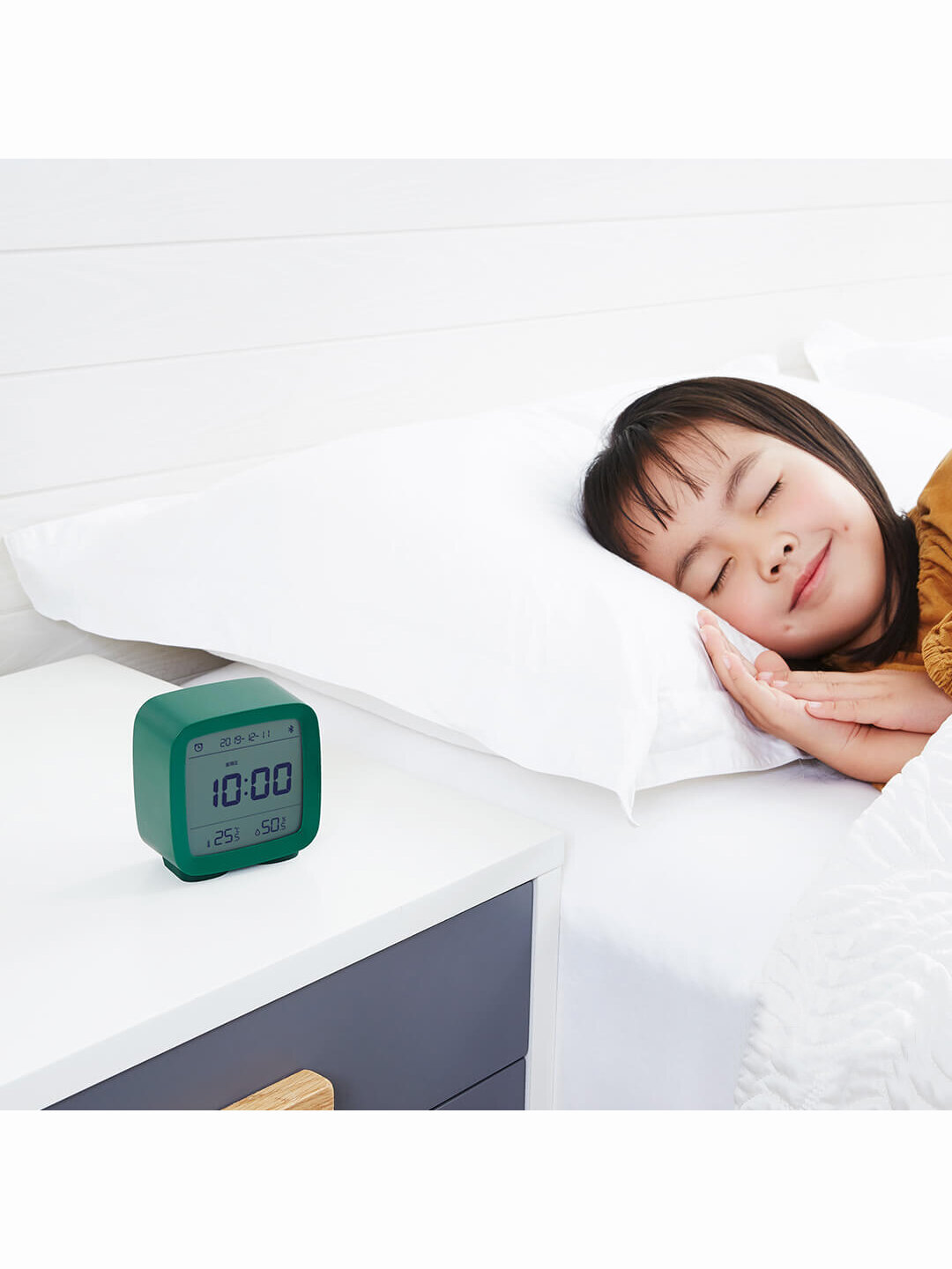 Умный будильник Xiaomi Qingping Bluetooth Alarm Clock Green (CGD1) - фотография № 5