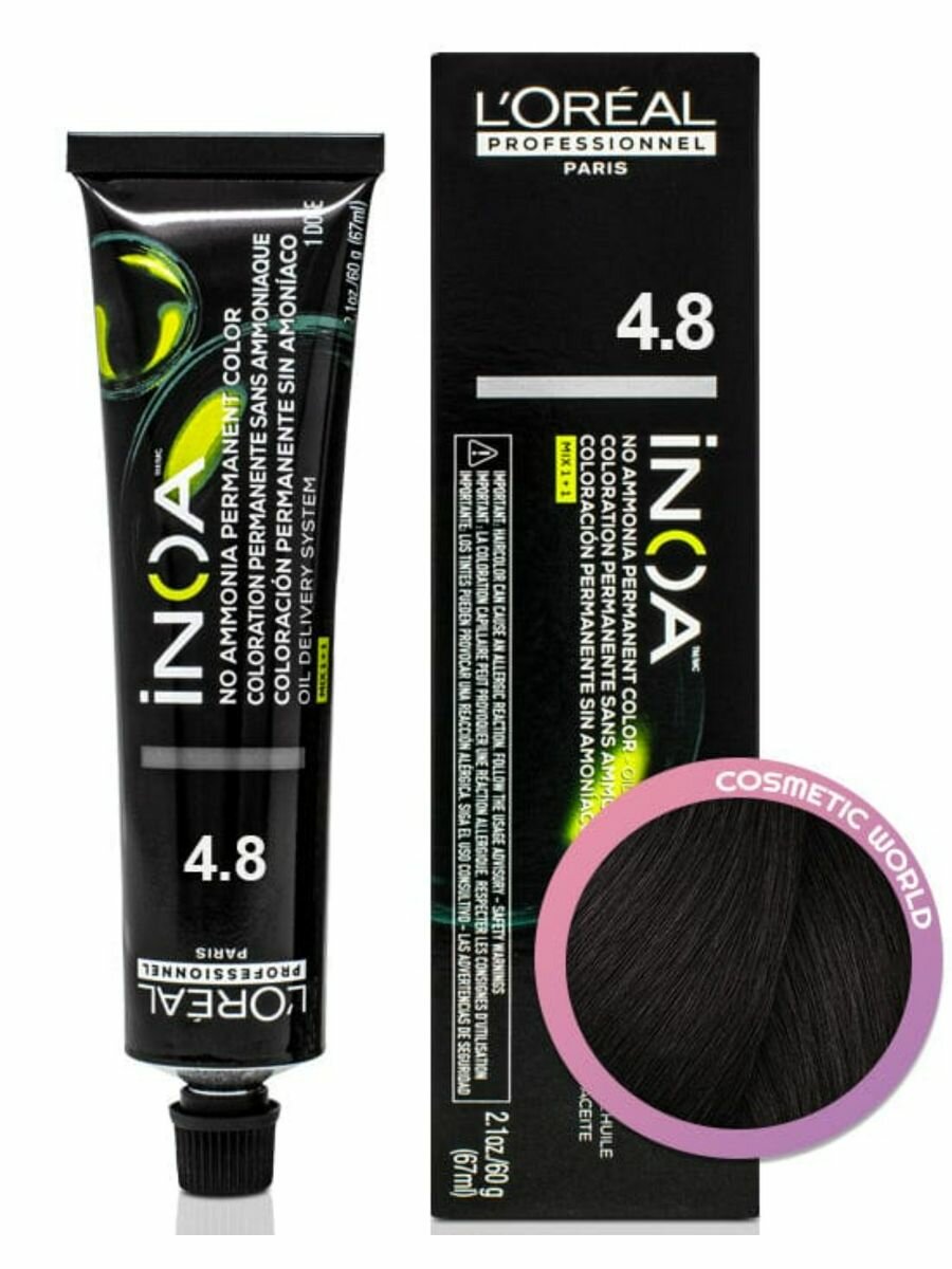 Loreal INOA 4.8 - Краска Иноа 60 мл