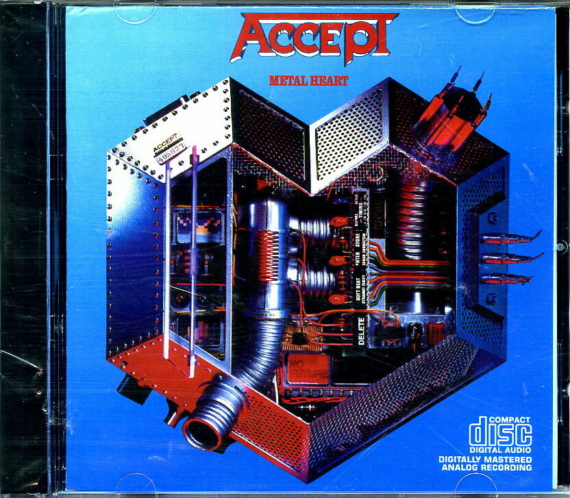 Музыкальный компакт диск ACCEPT - Metal Heart - 1985 г. (производство Россия)