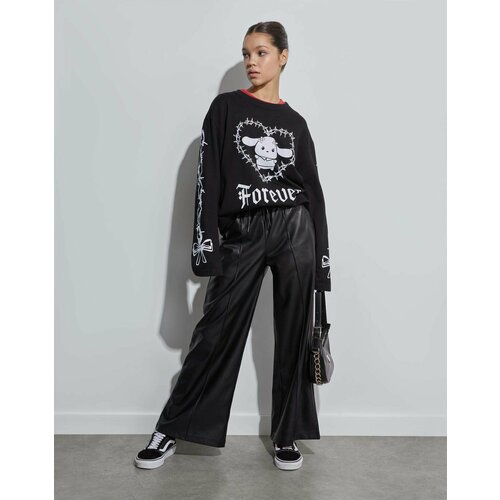 фото Брюки gloria jeans, размер 13-14л/164 (41), черный