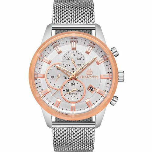 фото Наручные часы bigotti milano milano, серебряный