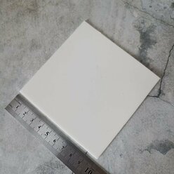 Термостойкая силиконовая пластина для изготовления прокладок 100*100мм, толщина 2,5 мм (цвет белый)