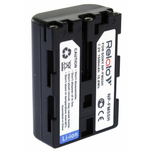 Аккумулятор Relato NP-FM55H (Sony NP-FM55H) 7.2V, 1500mAh suitable for use with sony camera rmt 831 remote control dcr hc1000 dcr hc40