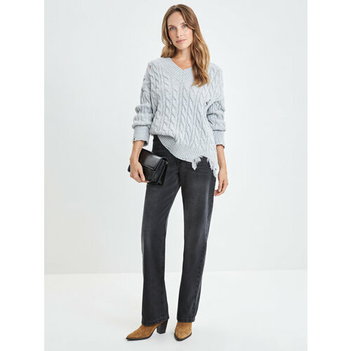 фото Джинсы zarina, размер xl (ru 50), серый