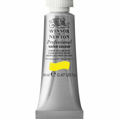 Winsor&Newton Акварель Artists', насыщенно-желтый лимон 14мл sela25