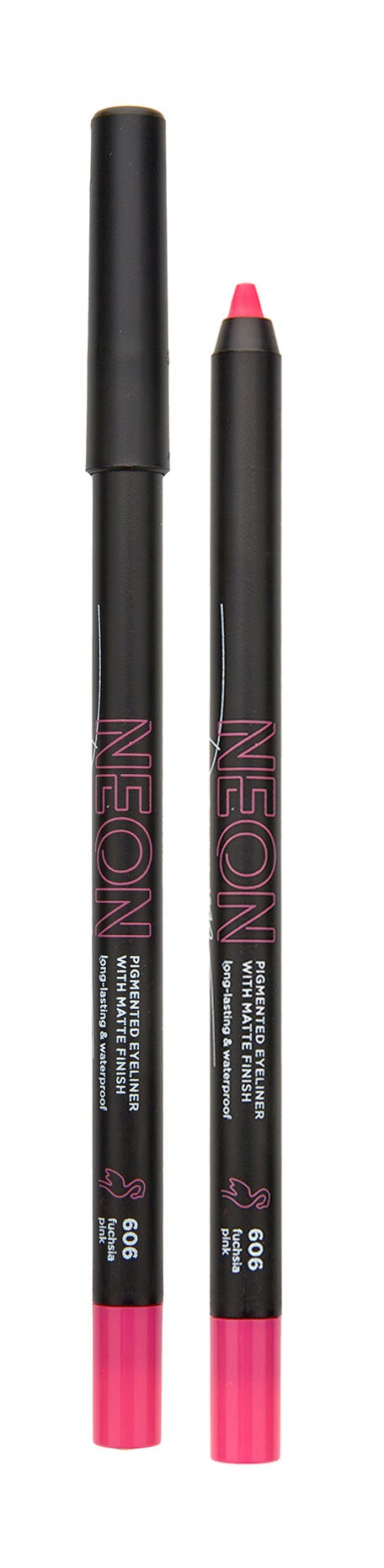 PARISA COSMETICS Карандаш для макияжа глаз Neon, 1 г, 606 Fuchsia Pink
